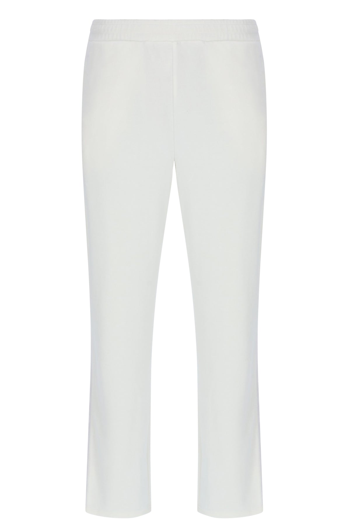 Displays the White 'FILA' branded Down Fario Velour Track Pant