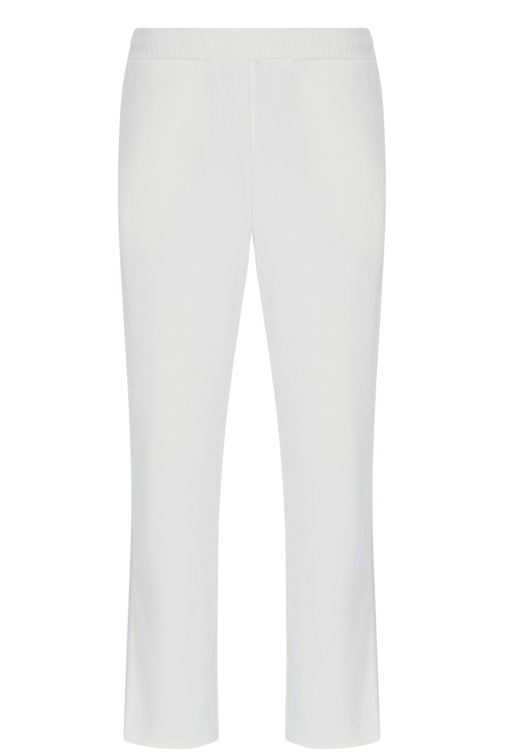 Displays the White 'FILA' branded Down Fario Velour Track Pant