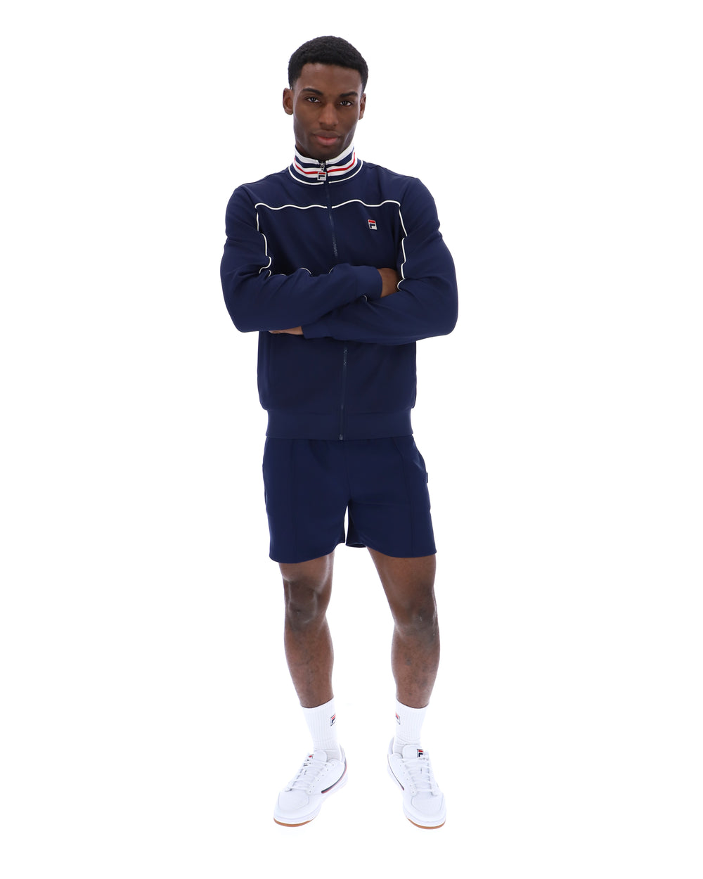 Federico Tipped Neck Track Jacket