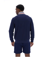 Fila Navy Federico Tipped Neck Track Top