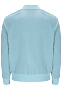 Light blue jacket on a white background