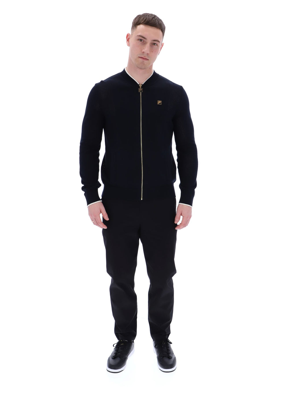 Ferguson Open Knit Pointelle Panel Tracktop