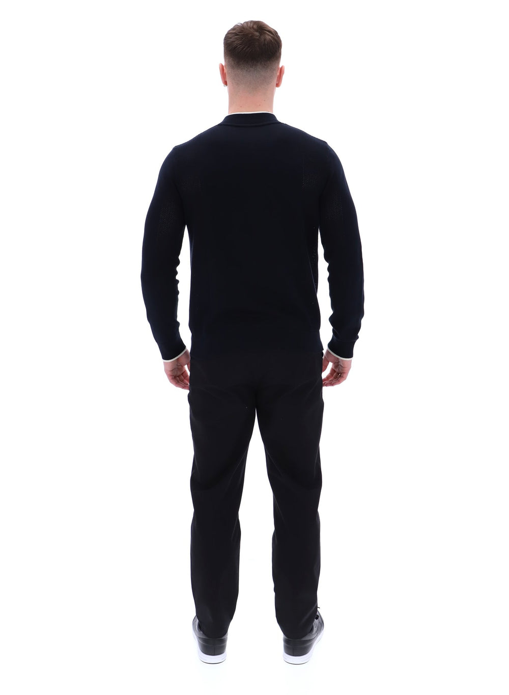 Ferguson Open Knit Pointelle Panel Tracktop