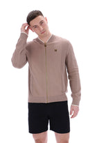 Ferguson Open Knit Pointelle Panel Tracktop