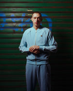 Sterling Blue Fella Velour Jacket