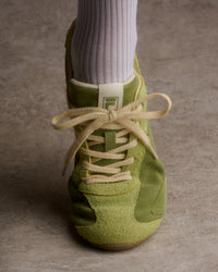 Women's Green Suede Ritmo Trainer