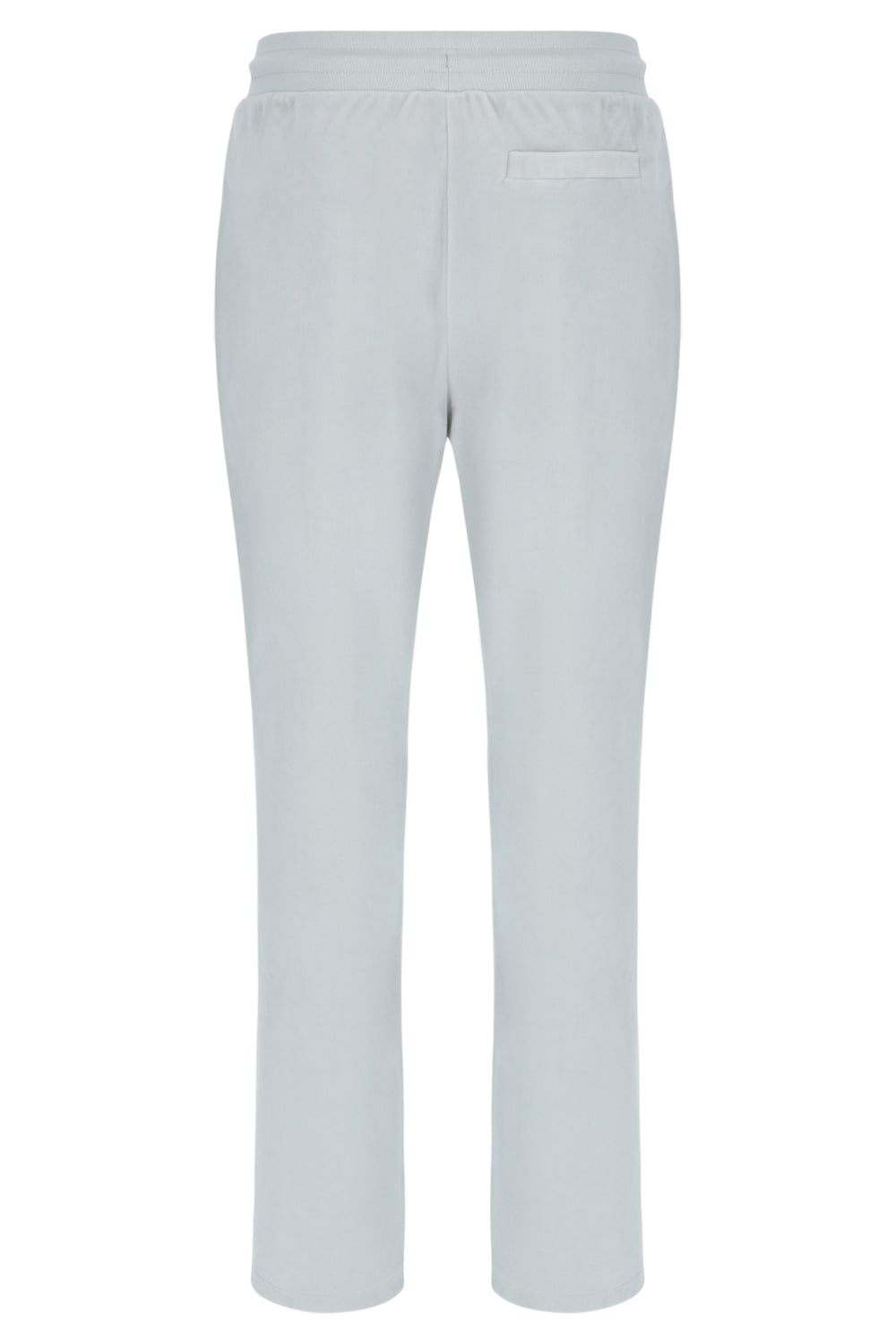 Light grey pants on a white background