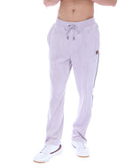 Misty Lilac Fio Velour Straight-Leg Jogger
