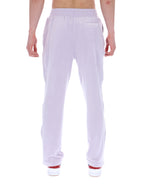 Misty Lilac Fio Velour Straight-Leg Jogger