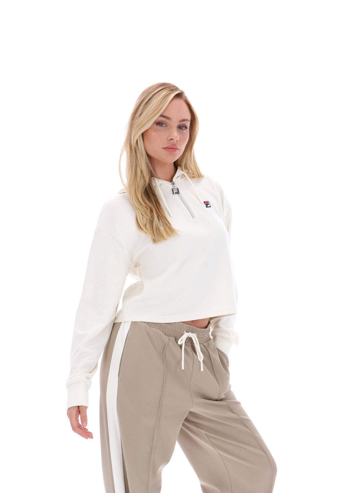 Gardenia Fiorella 1/4 Zip Up Hoodie