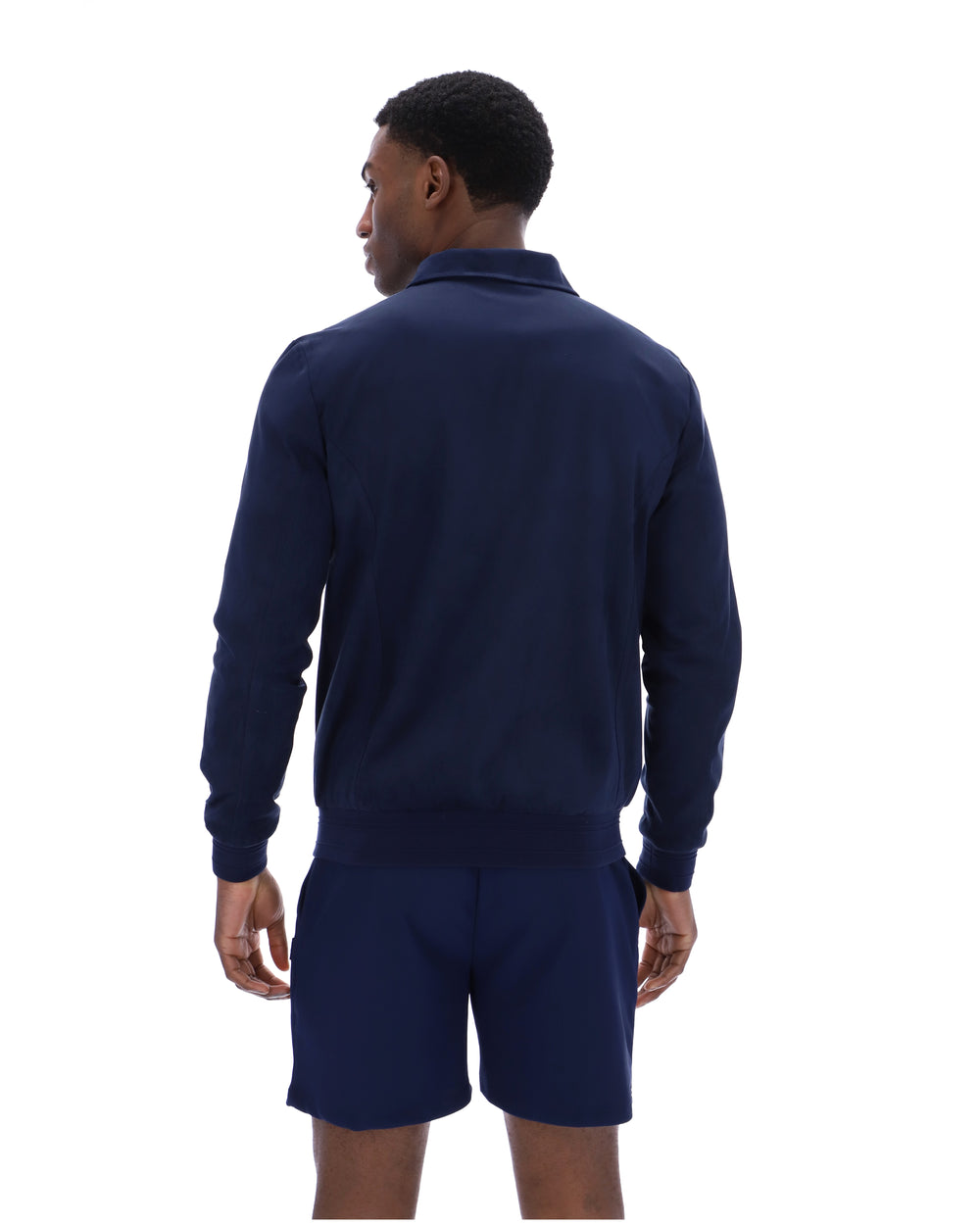 Fila Navy Francesco Suede Jacket