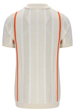 Tapioca Giorgio Crochet Patchwork Knitted Polo