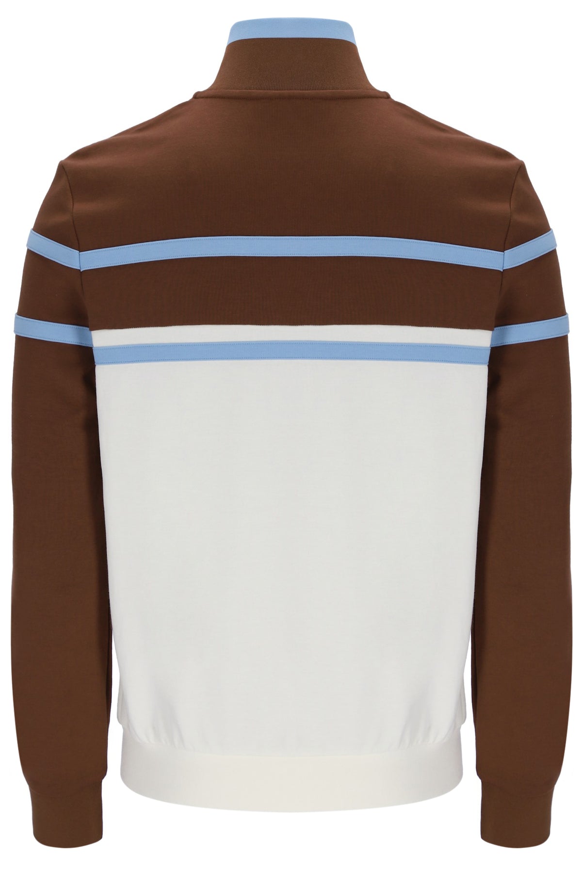 Displays the Gardenia 'FILA' branded Giovanni Contrast Panels Track Top