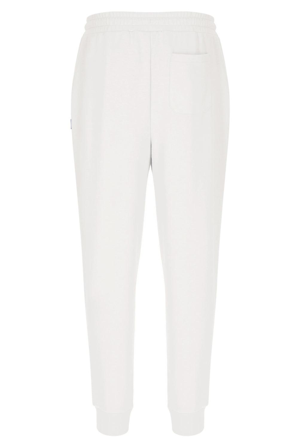 White pants on a white background