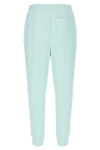 Light blue pants on a white background