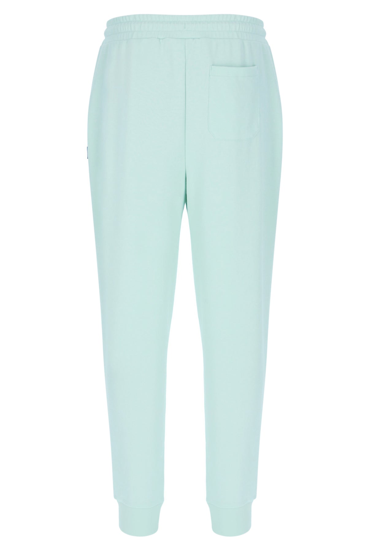 Light blue pants on a white background