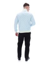 Hank Jacquard Geo Track Top