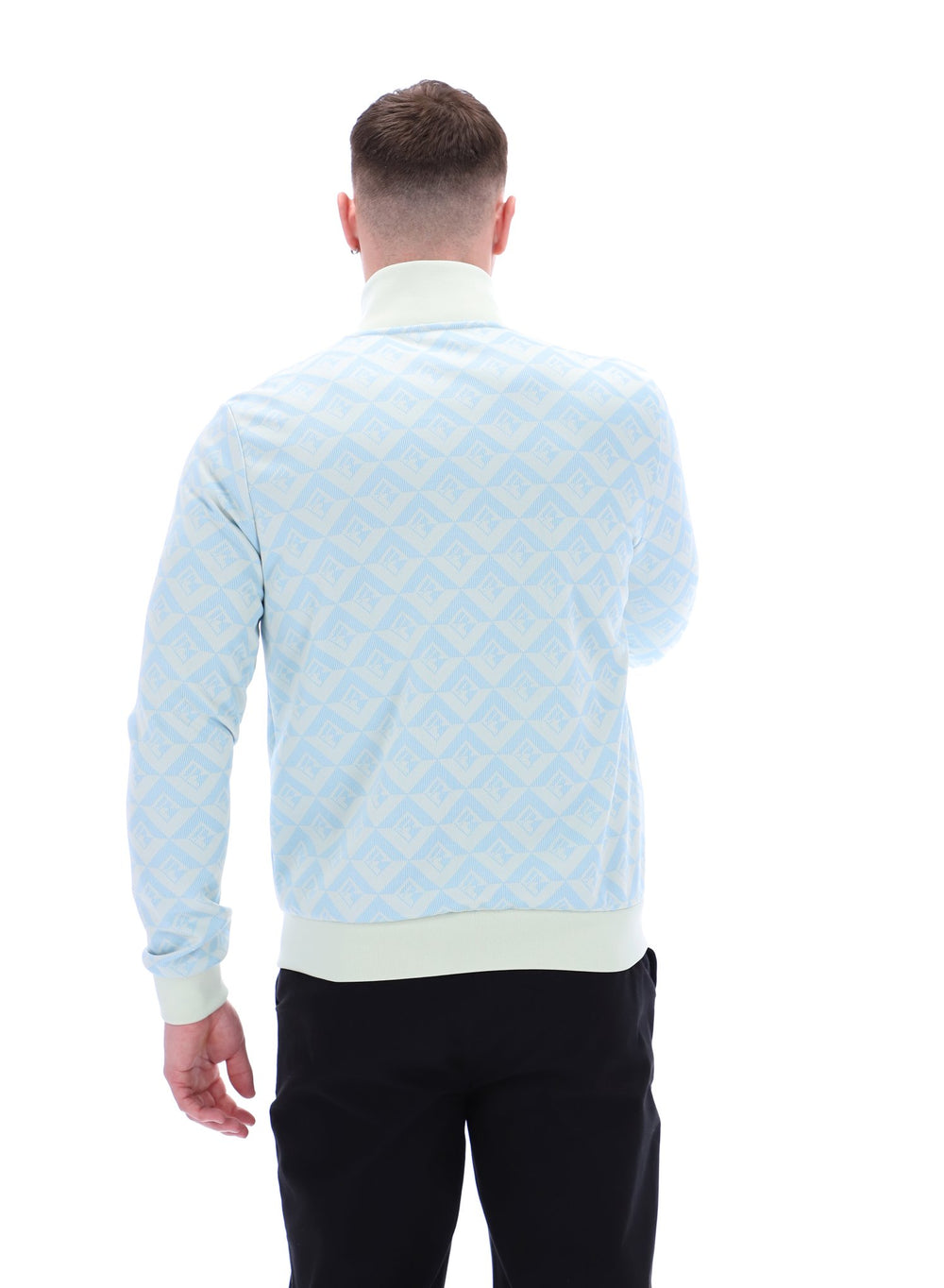 Hank Jacquard Geo Track Top