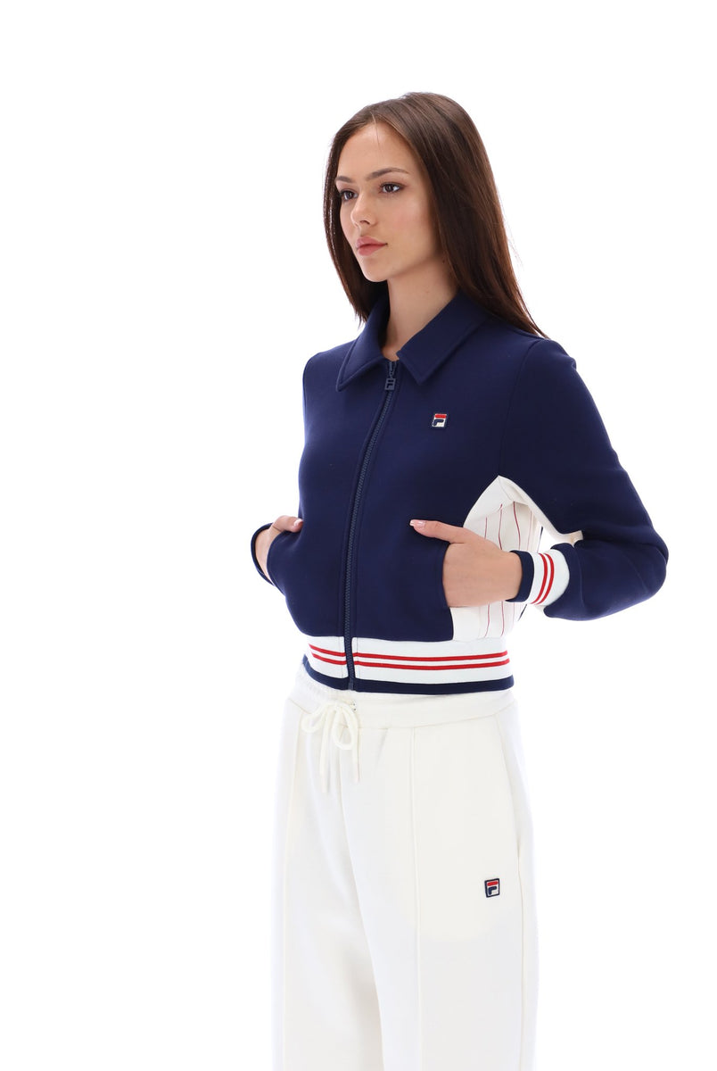 Tata Cliq White Tailored Cropped Trousers Fila Apparel Womens Fila
