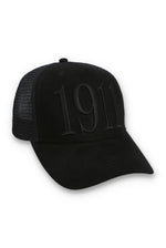 Black Hazza Large 1911 Embroidered Mesh-Back Cap