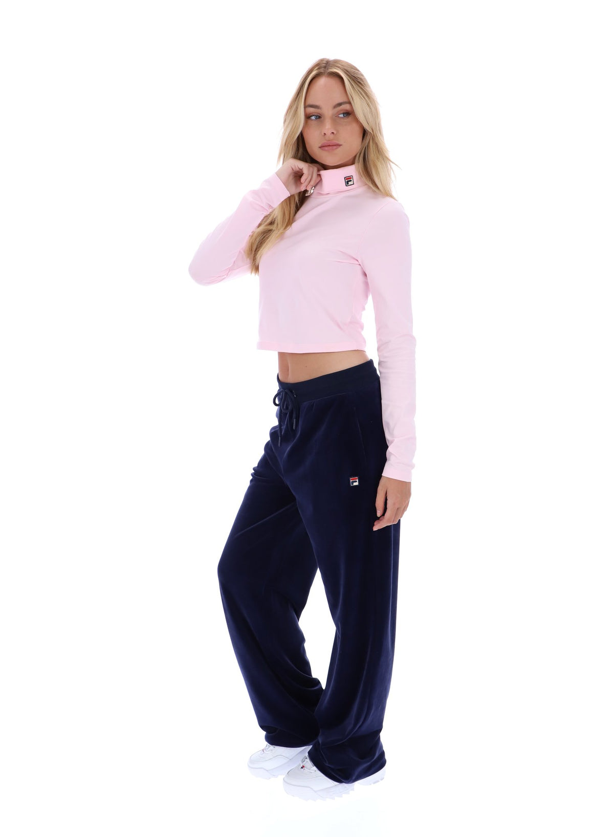 Pinkaboo Heidi Cropped Roll Neck Top