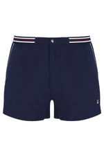 Fila Navy High Tide Terry Pocket Stripe Shorts