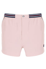 Pale Pink High Tide Terry Pocket Stripe Shorts