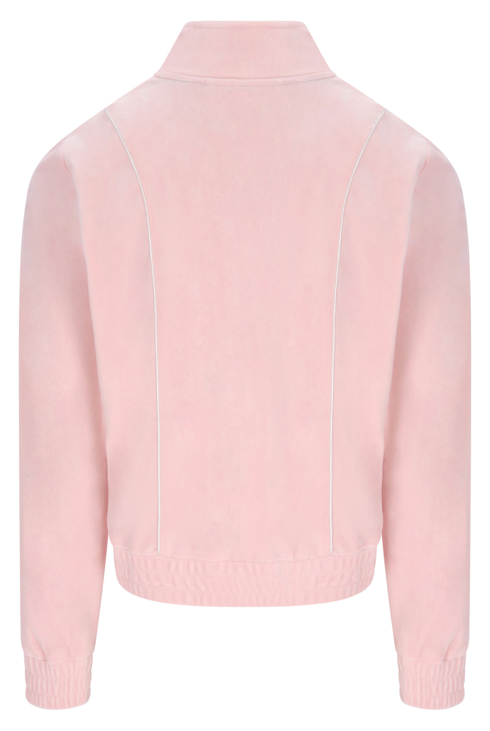 Displays the Pale Lilac 'FILA' branded Honey Velour Tank Top