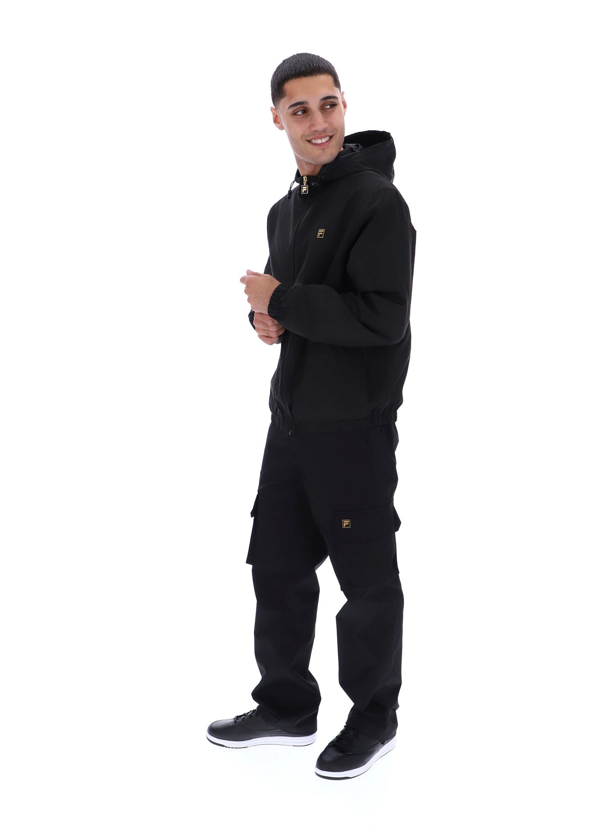 Black Ian Full Zip Jacket