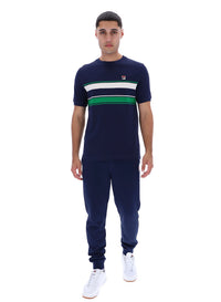 Fila Navy Iggy Striped T-Shirt