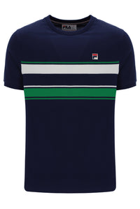 Fila Navy Iggy Striped T-Shirt