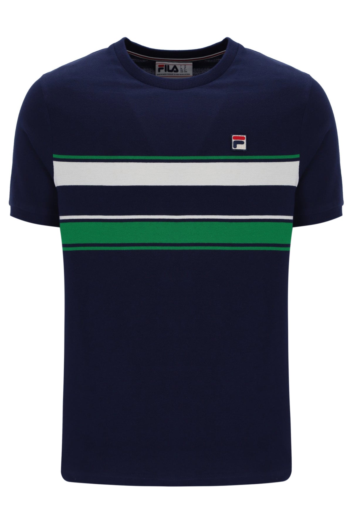 Fila Navy Iggy Striped T-Shirt