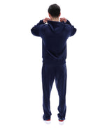 Fila Navy Italo Velour Hoodie