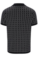 Jackson Jacquard Knit Zip Polo Shirt