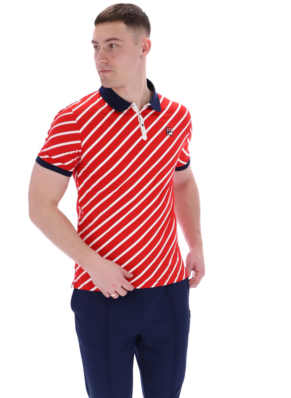 Jaye Diagonal Stripe Polo