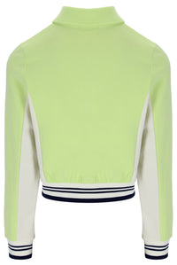 Jelena Cropped Zip Up Track Top