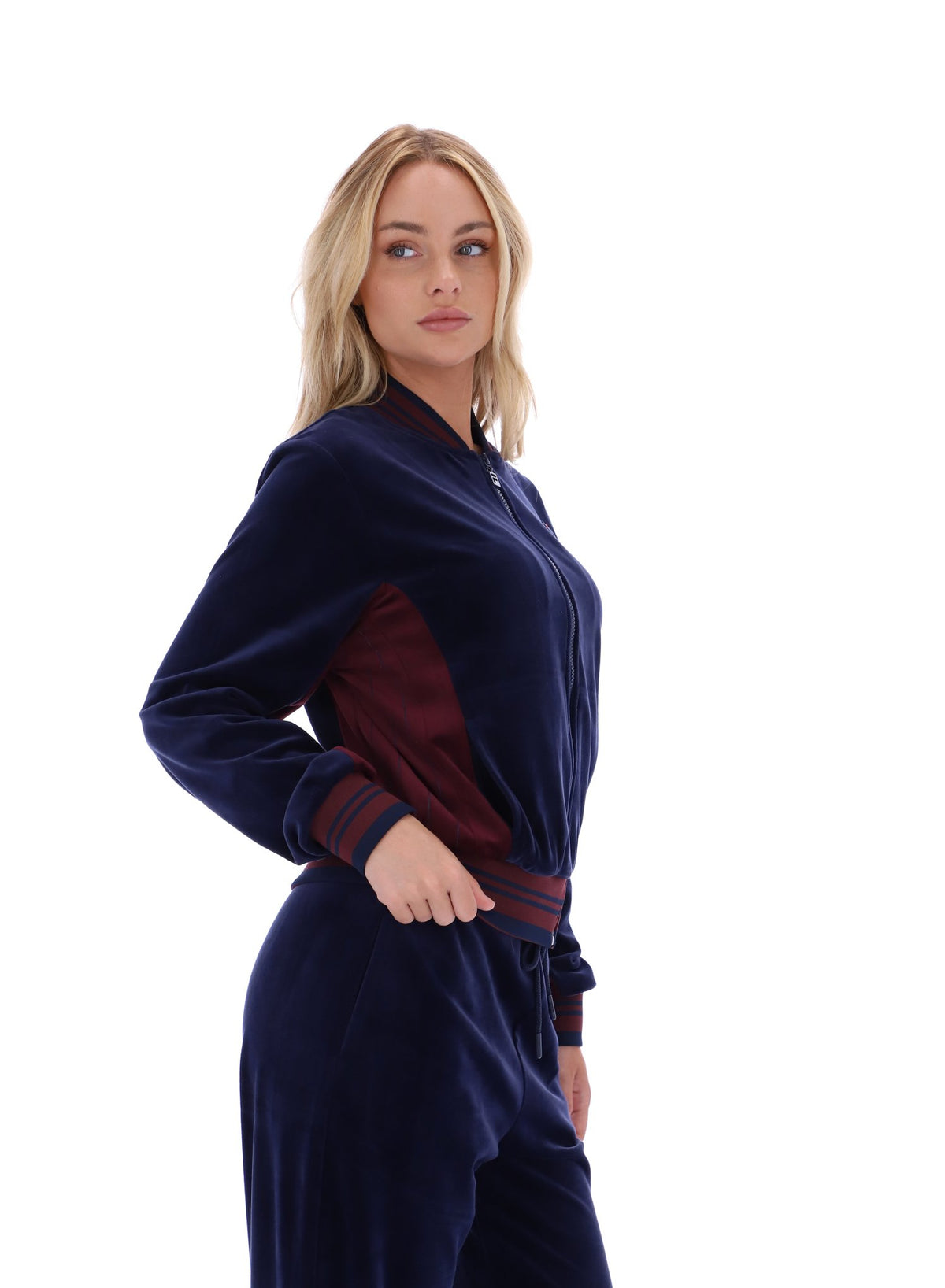 Fila Navy Jenesis Baseball Zip Up Track Top
