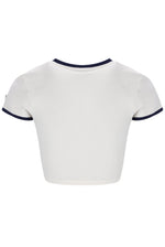 Jeno Cap Sleeve Crop Top