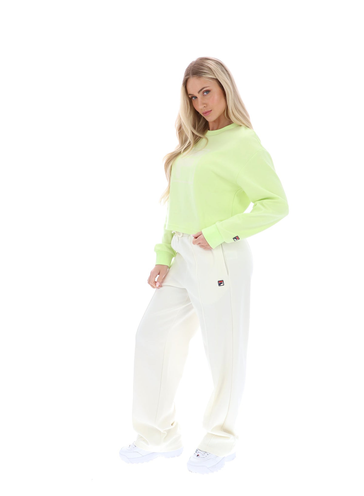 Shadow Lime Jorie Wide Crew Neck Sweatshirt