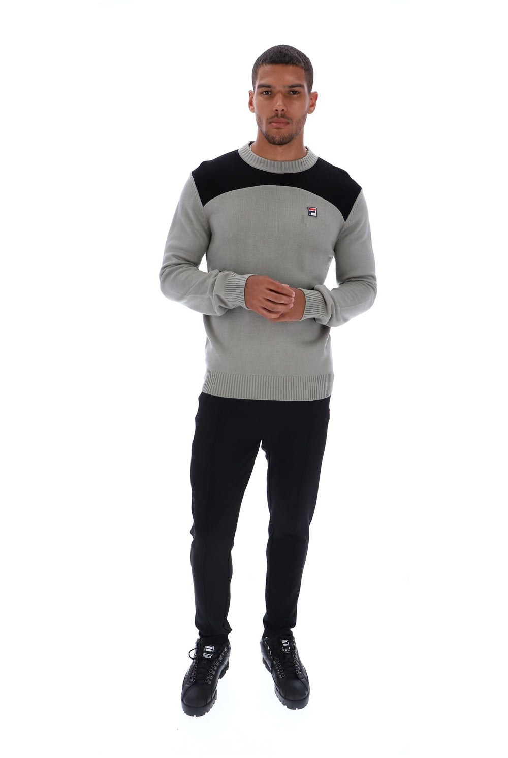 Josh Colour Block Crew Sweatshirt