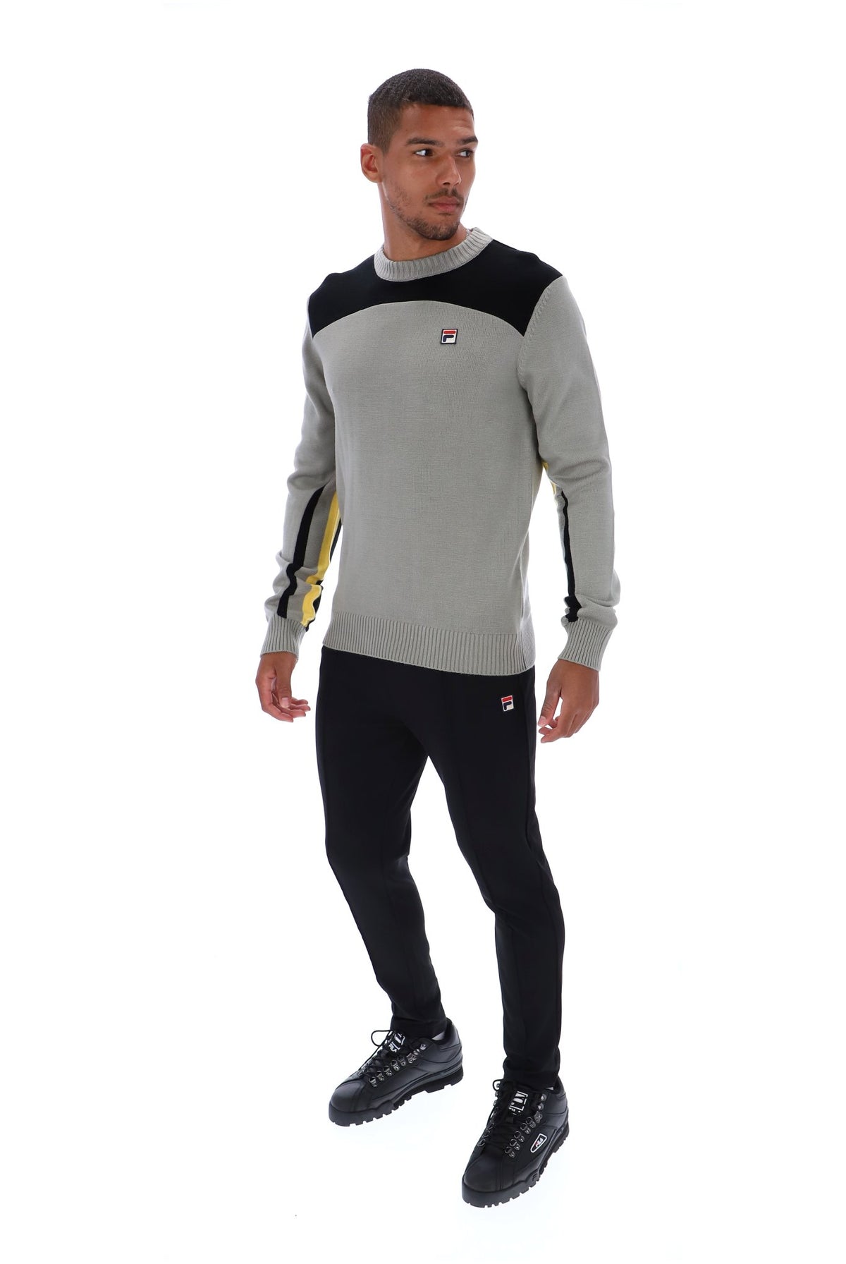 Josh Colour Block Crew Sweatshirt