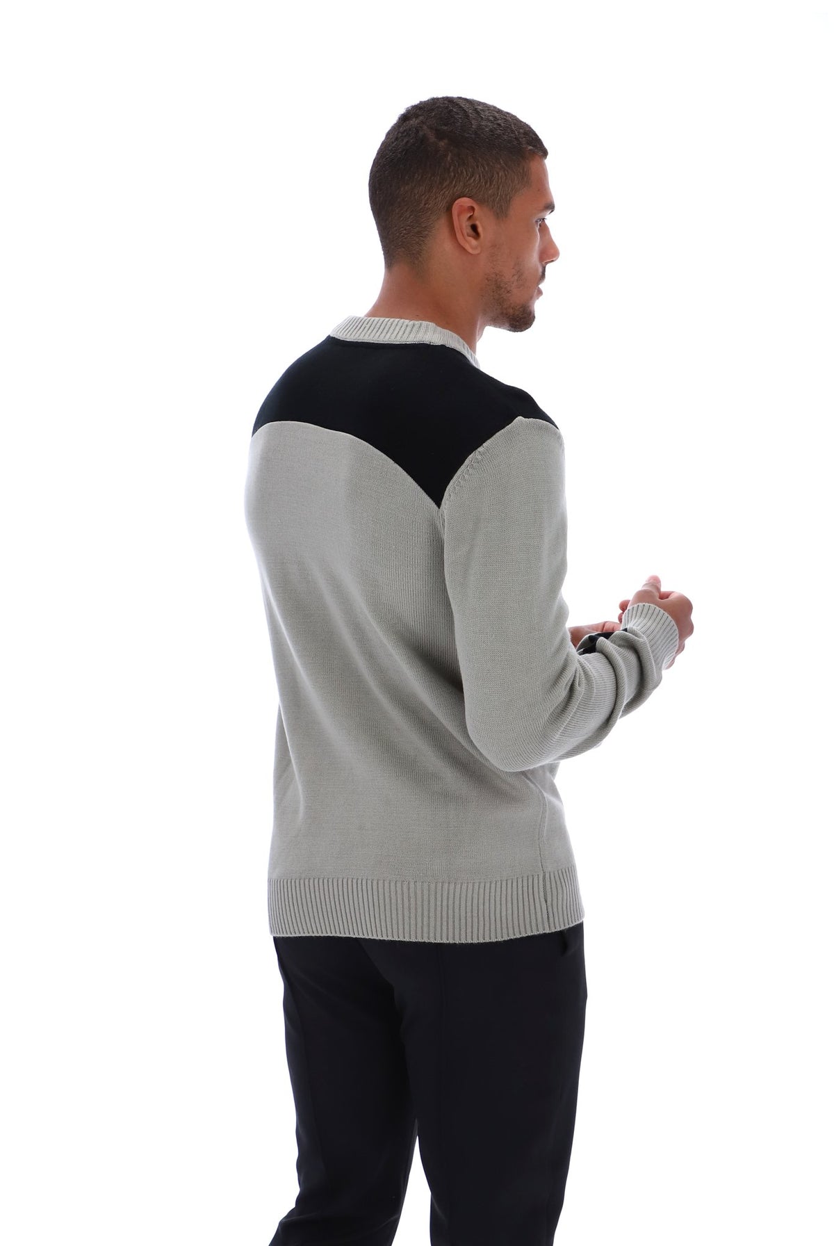 Josh Colour Block Crew Sweatshirt