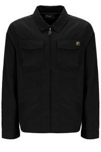 Black Kasa Zip-Through Overshirt