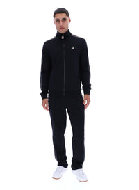 Black Keith Contrast Stitch Track Top