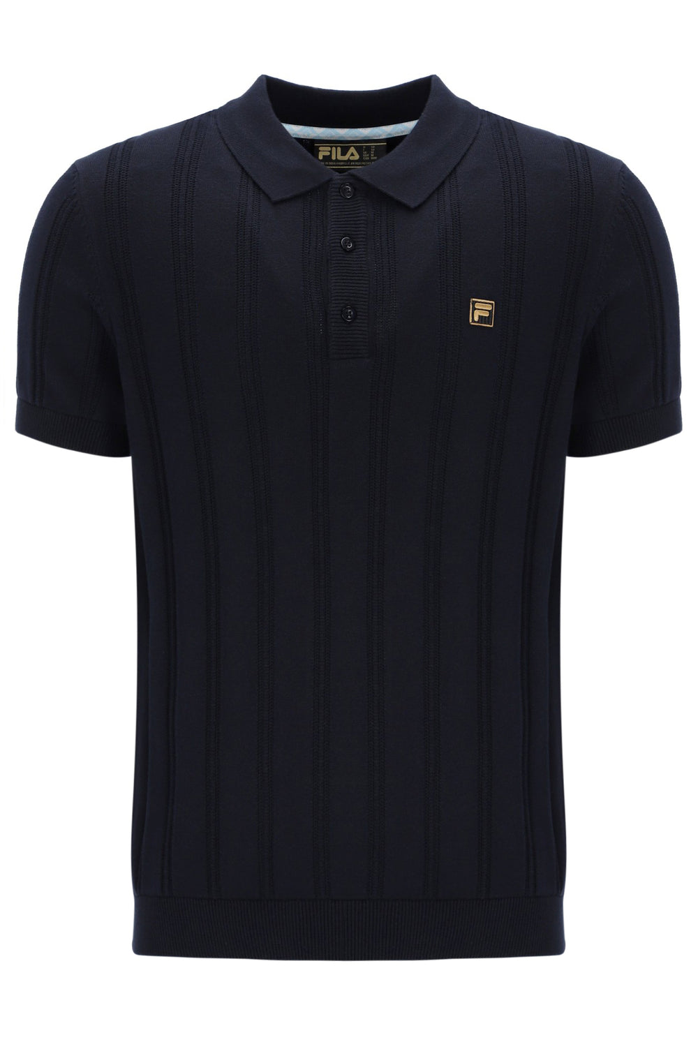 Kennedy Textured Stripe Knit Polo