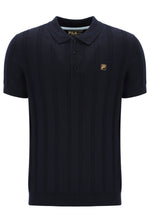 Kennedy Textured Stripe Knit Polo