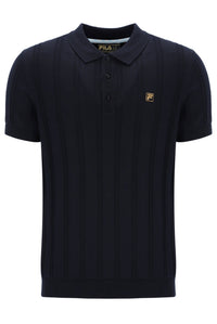 Kennedy Textured Stripe Knit Polo