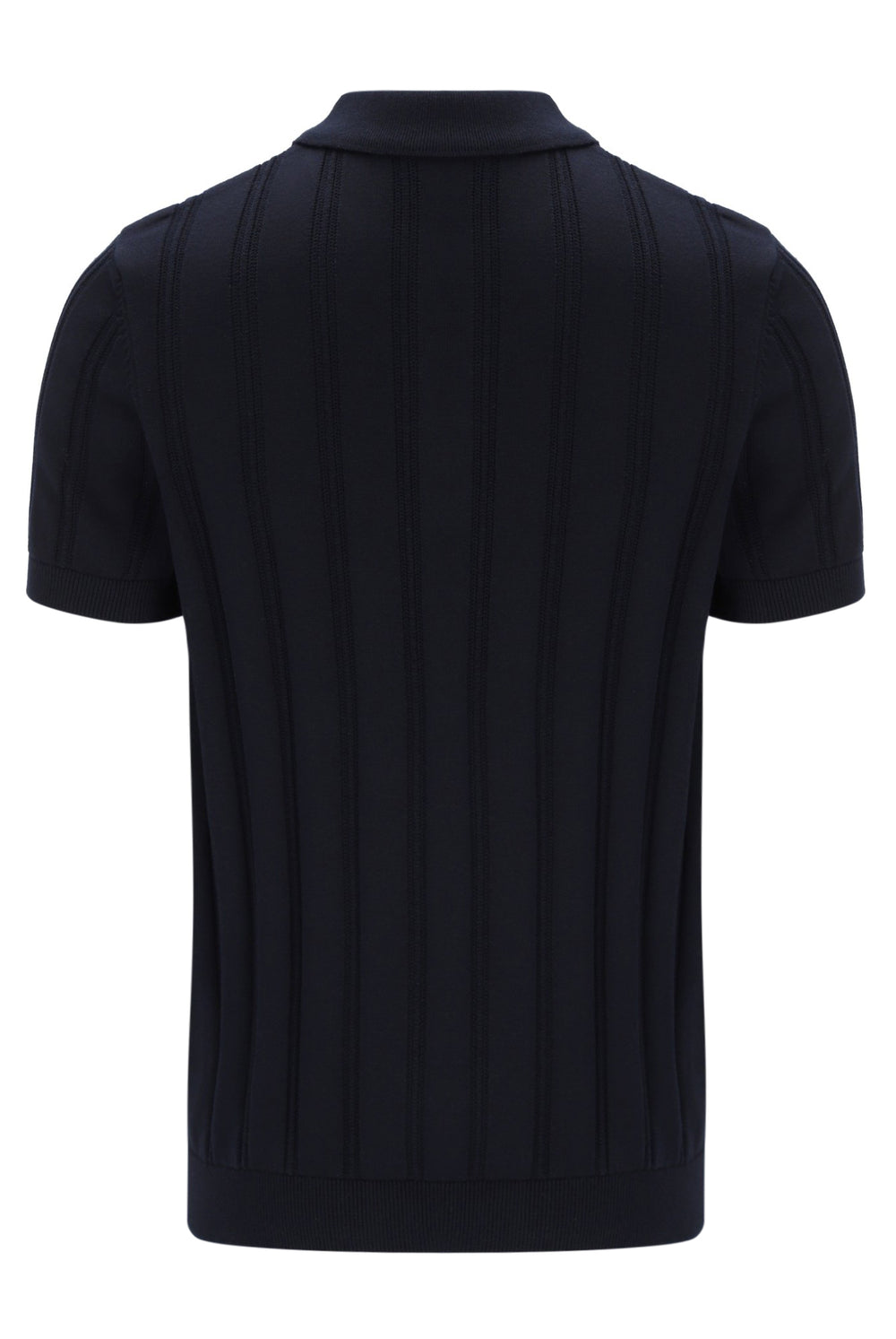 Kennedy Textured Stripe Knit Polo