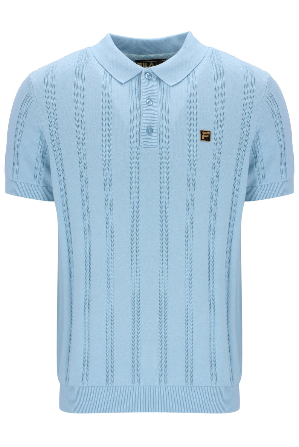 Kennedy Textured Stripe Knit Polo