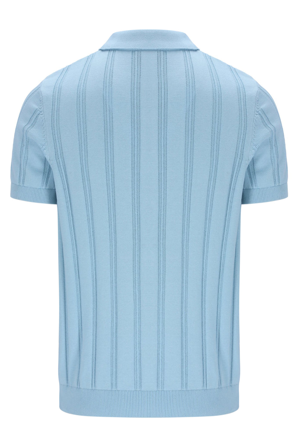 Kennedy Textured Stripe Knit Polo